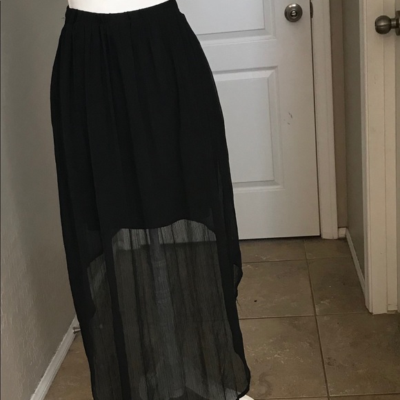 Xhiliration Hi-low Pleated Skirt - Picture 3 of 5